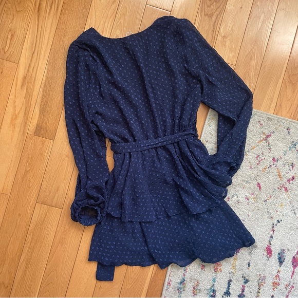 BNWT Lioness Amalfi Dress in Navy Sz Small - Picture 4 of 4